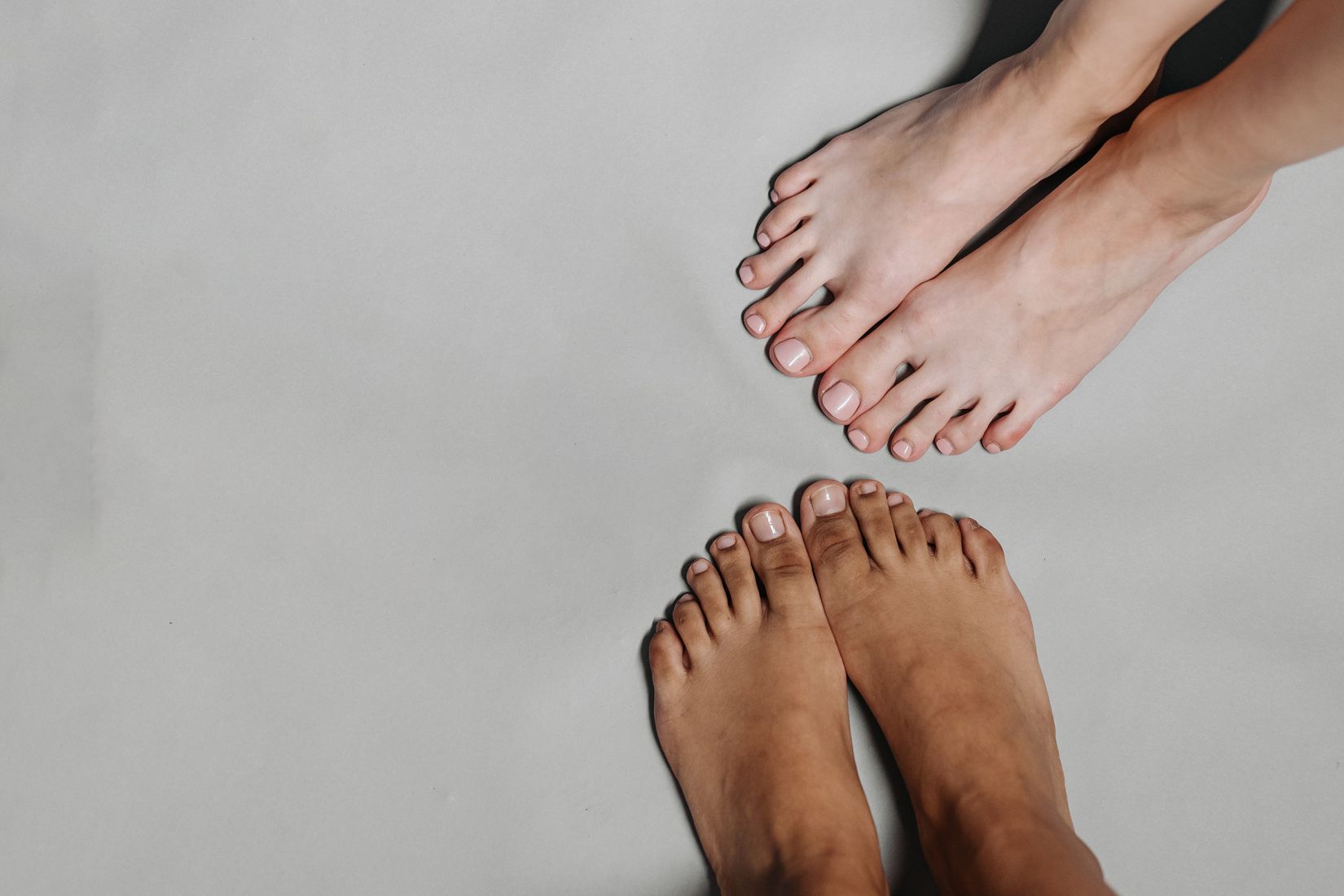 Bild von Füßen nach einer Fußbehandlung